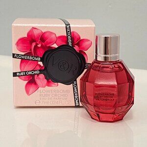 NIB Viktor & Rolf Flowerbomb Ruby Orchid Mini Perfume 7ml/0.24oz